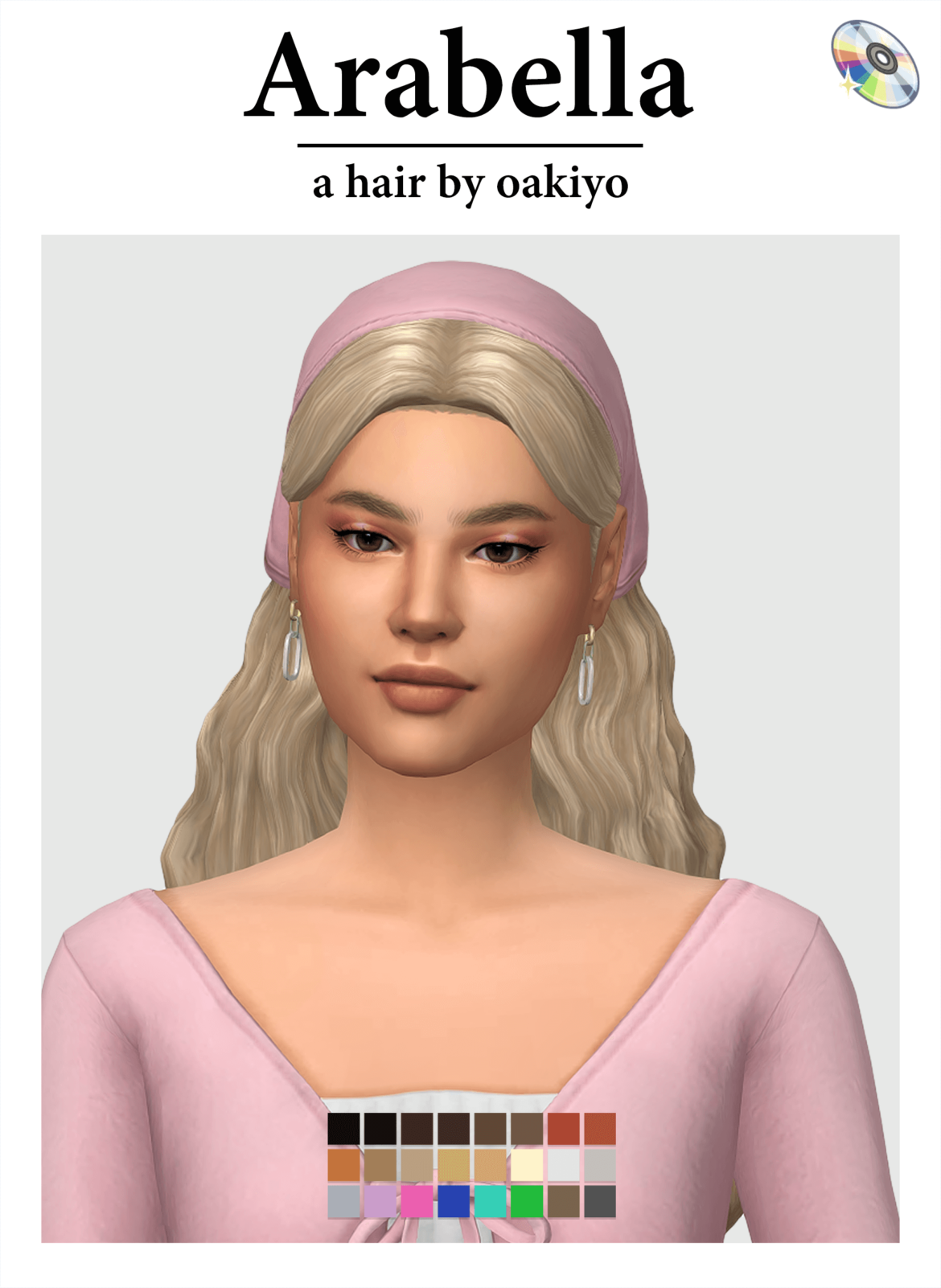 The Sims 4 arabella hair
