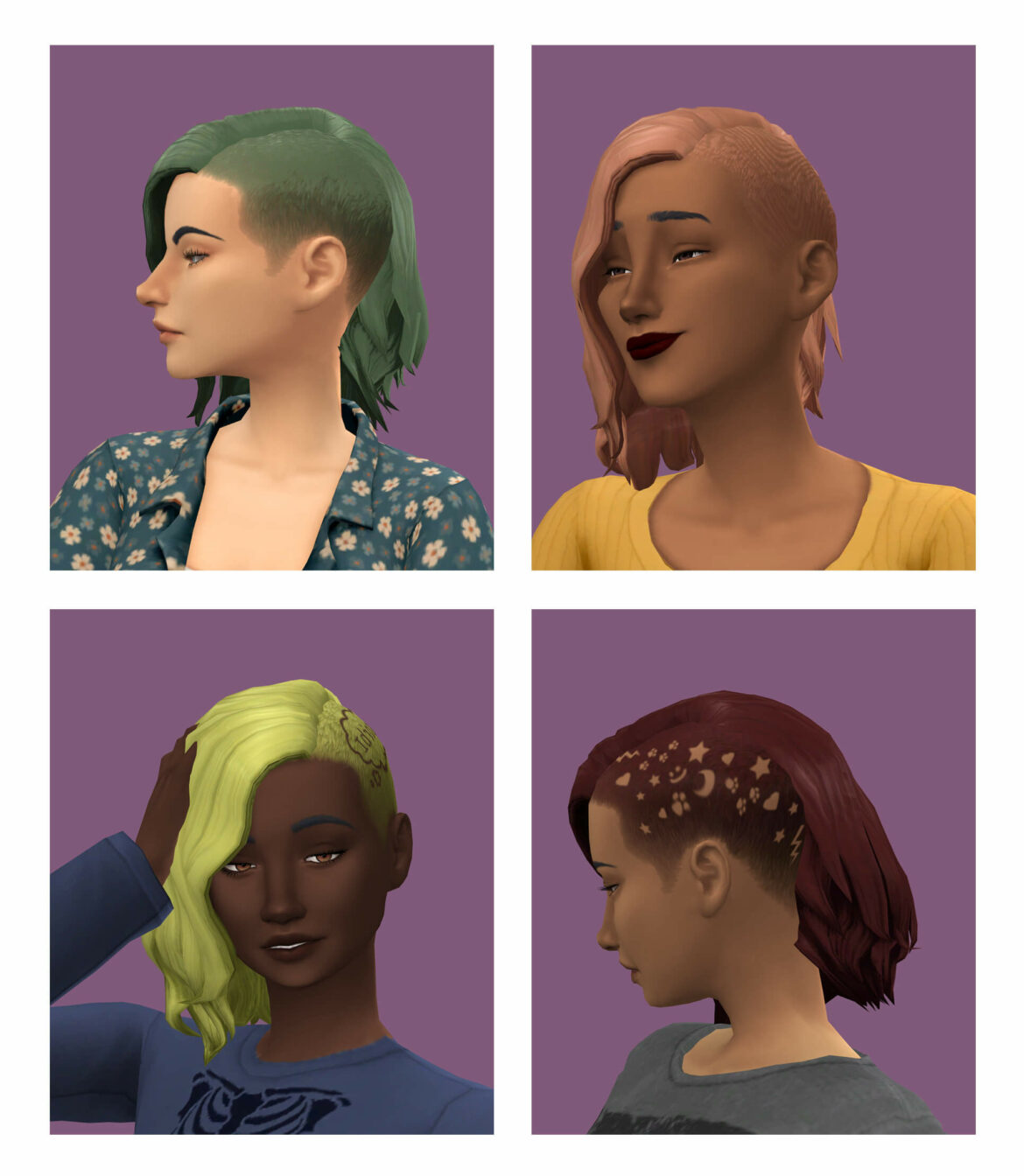 The Sims 4 aria 1 4 recolored in ampified