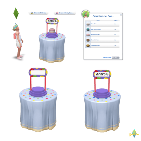 The Sims 4 better birthdays set january 2022