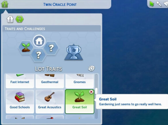 The Sims 4 Better Lot Trait – Great Soil