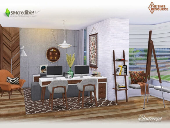 The Sims 4 Bontempo Study by SIMcredible! at TSR