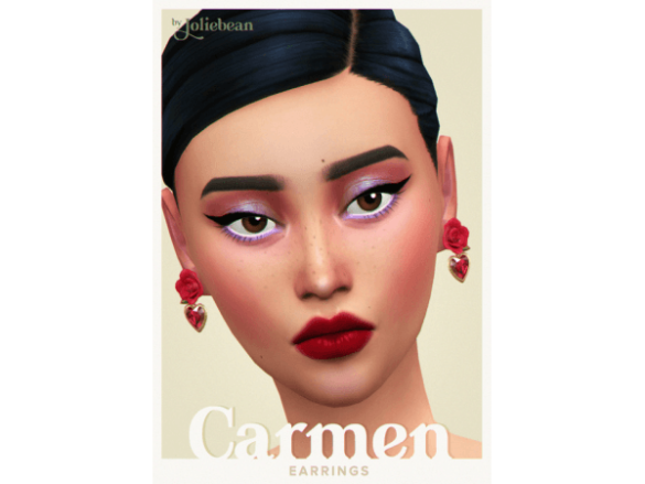 The Sims 4 Carmen Earrings by Joliebean