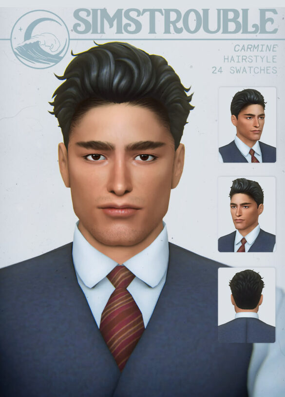The Sims 4 carmine by simstrouble