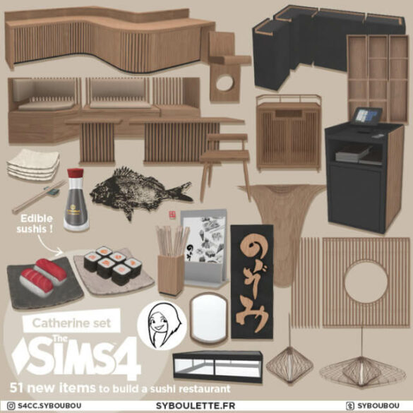 The Sims 4 catherine set
