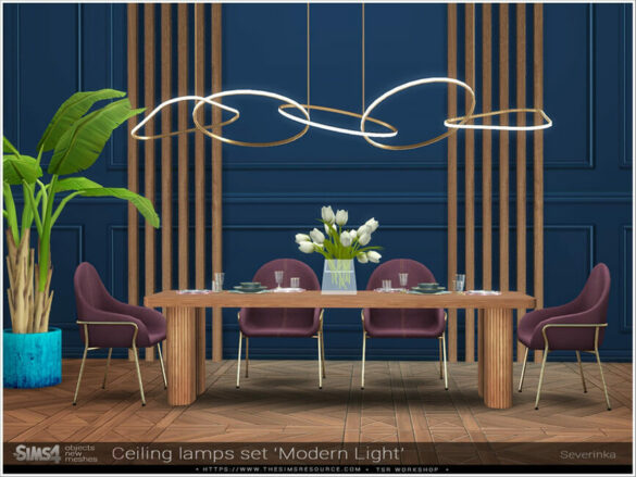 Ceiling lamps set Modern Light by Severinka_