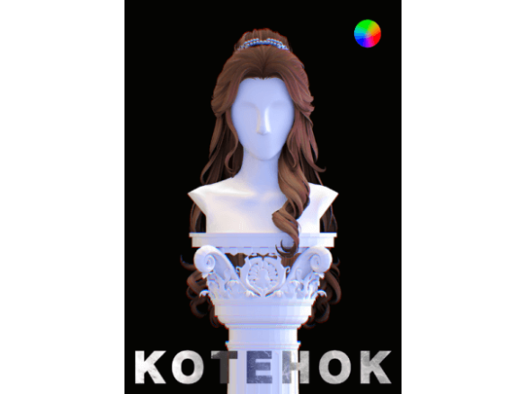 The Sims 4 Christmas Rose Hair by kotehoksims