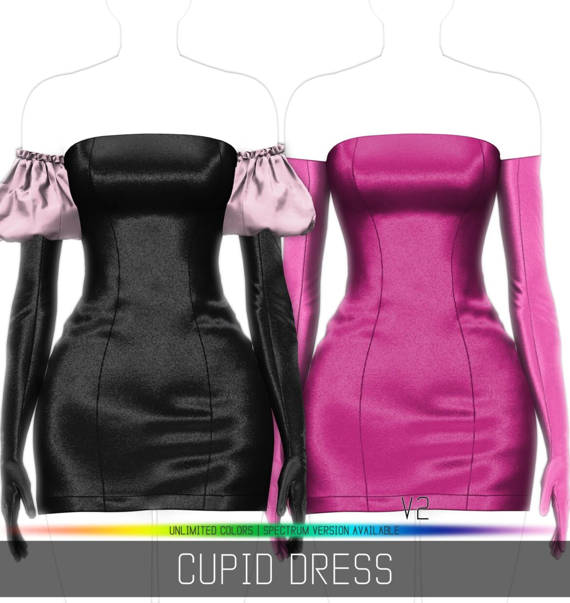 The Sims 4 CUPID DRESS at Simpliciaty