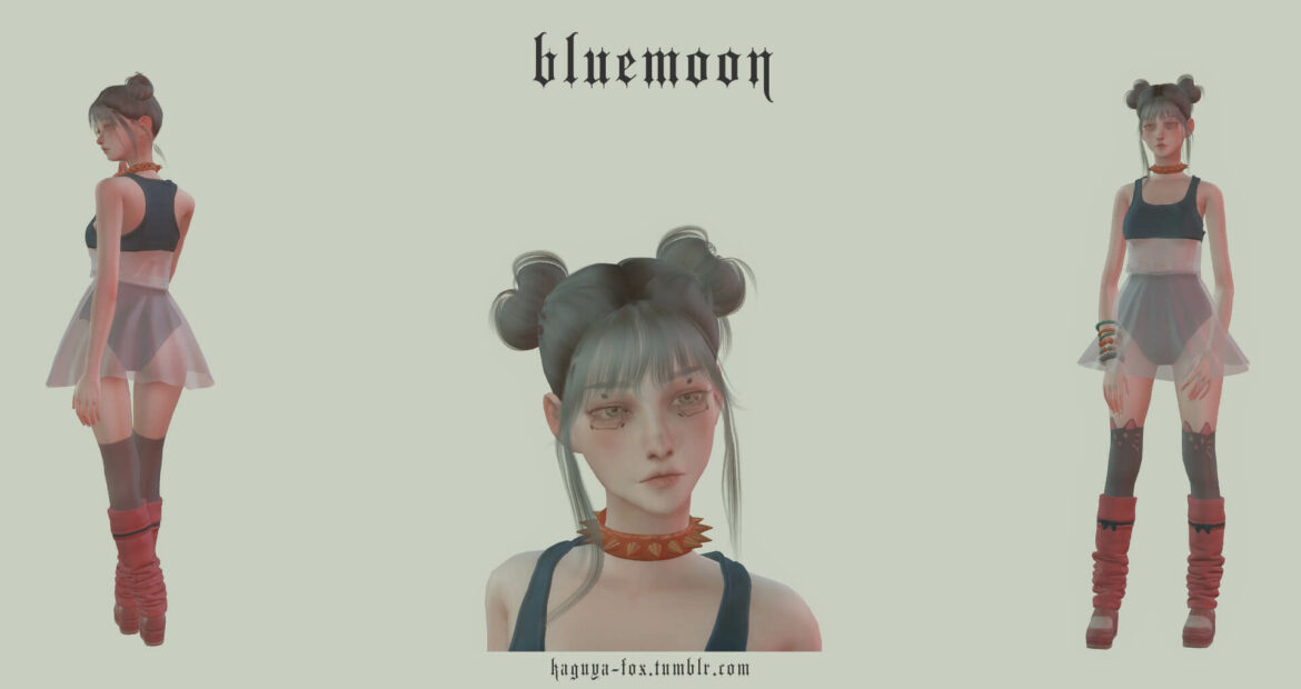 The Sims 4 cyberpunk2077 blue moon