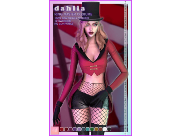 The Sims 4 Dahlia Ringmaster Costume