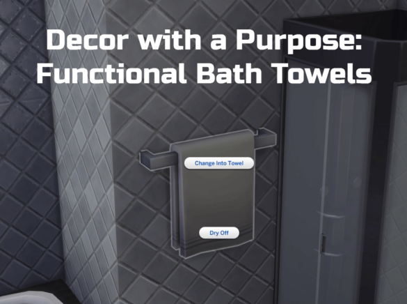 Decor with a Purpose: Functional Bath Towels