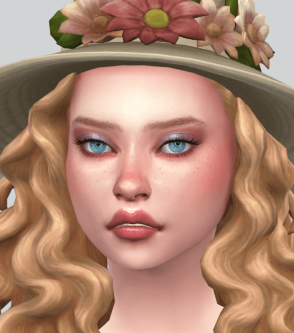 The Sims 4 dewy mini set eyeshadow lipstick
