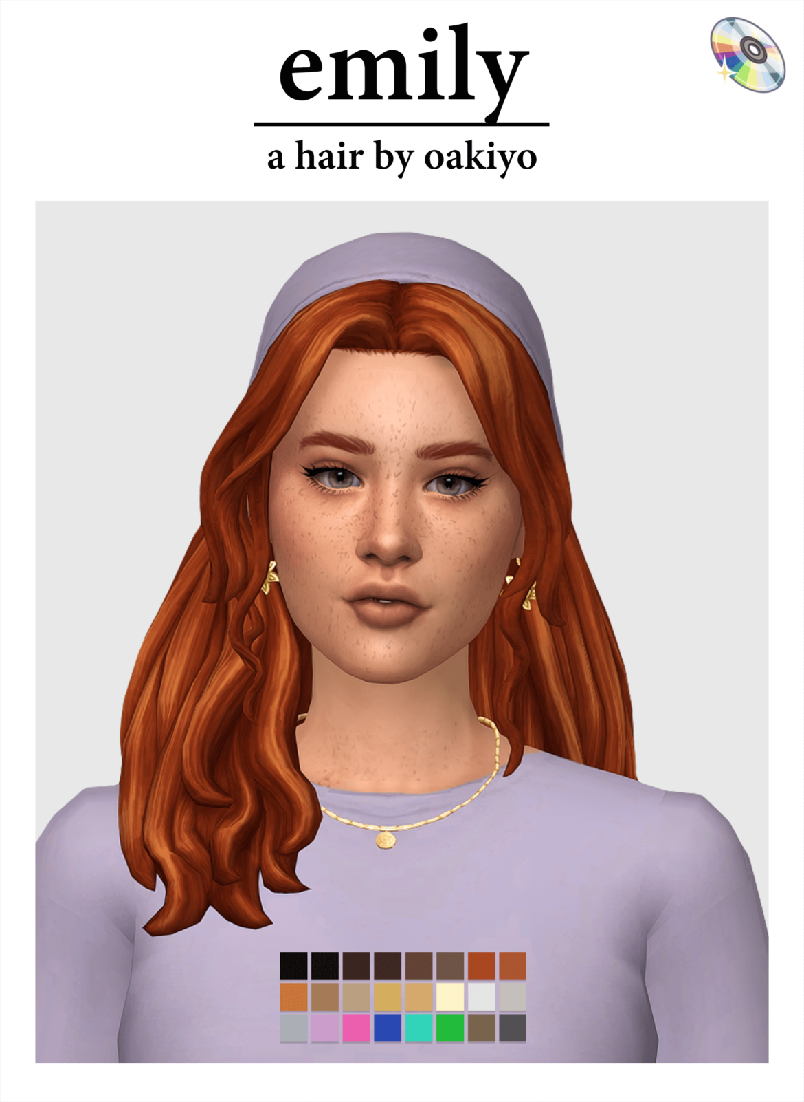 The Sims 4 emily hair