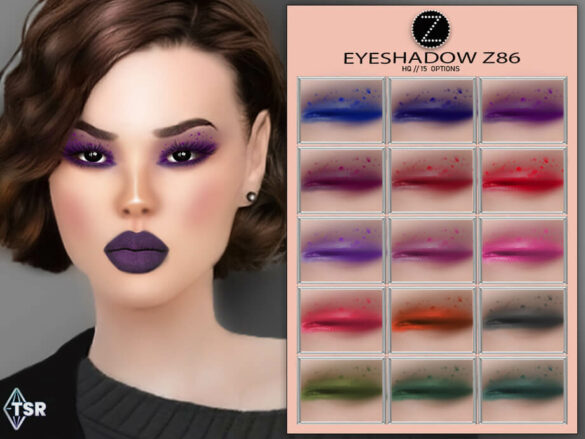 The Sims 4 EYESHADOW Z86 by ZENX