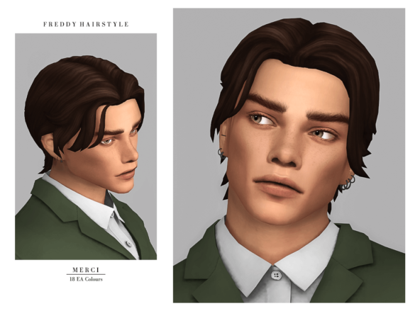 The Sims 4 freddy hairstyle male hairstyle