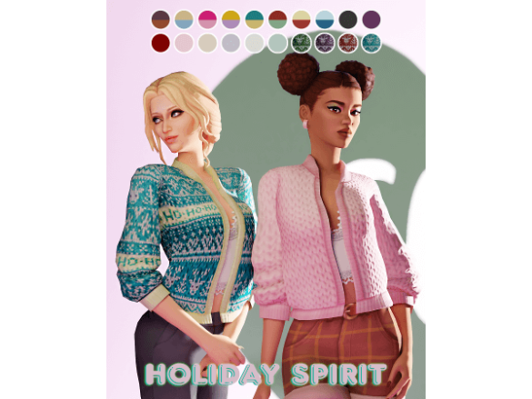 Top MM Chunky Knit Holiday Spirit