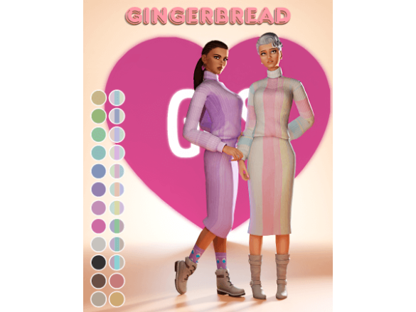 GCS Outfit MM 2 piece Rib knit Suit