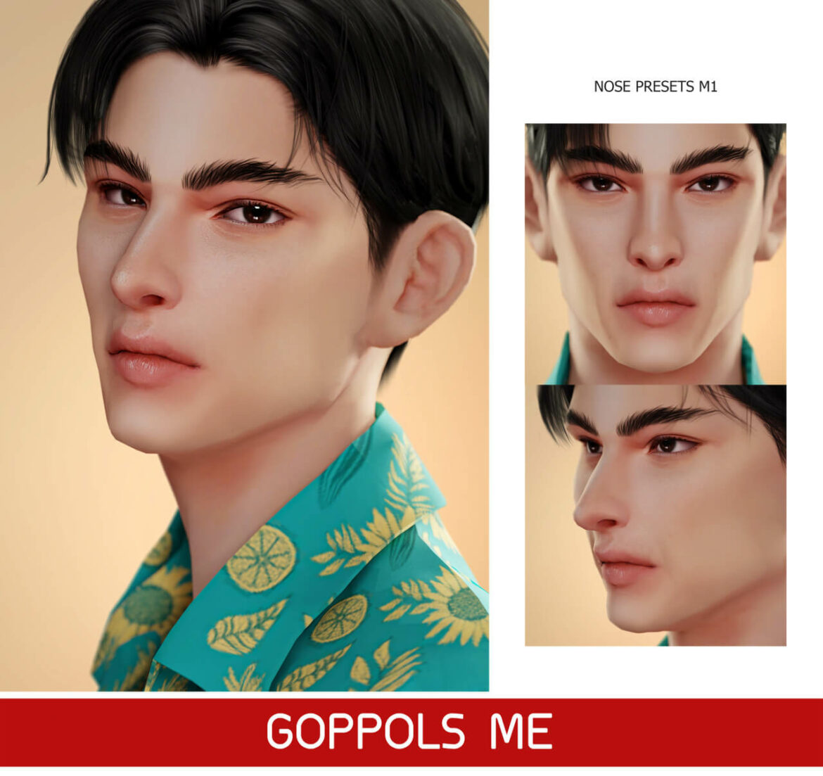 The Sims 4 GPME-GOLD NOSE PRESETS M1 at GOPPOLS Me