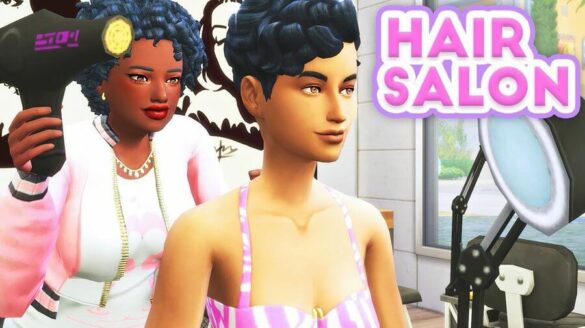 The Sims 4 Hair Salon Mod by KAWAIISTACIE