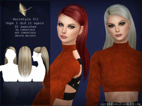 Hairstyle 011 Oops I it again by AurumMusik