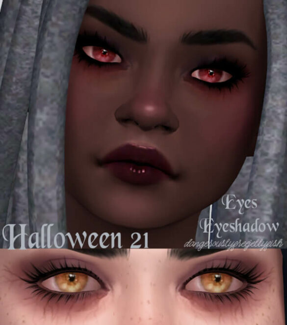The Sims 4 halloween 21 eyes contacts 20 swatches