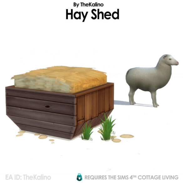 The Sims 4 hay shed