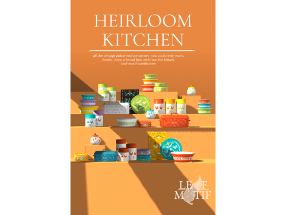 The Sims 4 Heirloom Kitchen