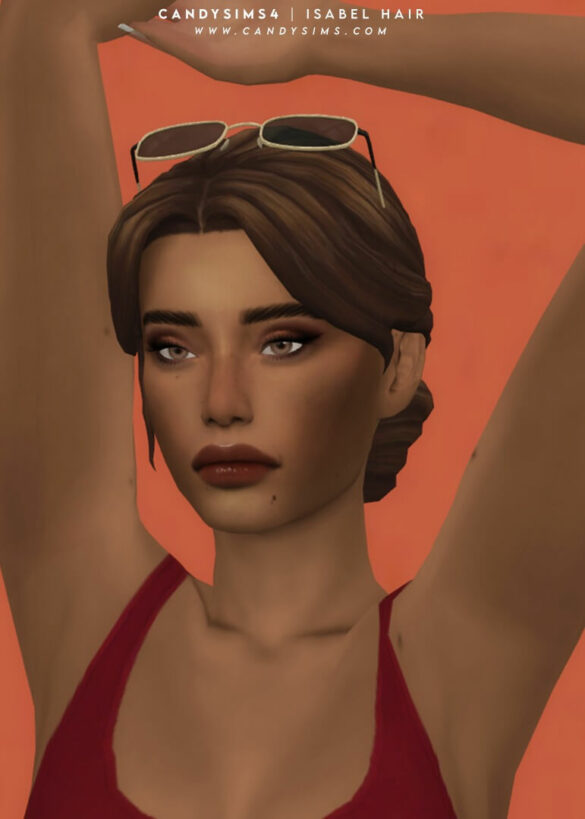 The Sims 4 ISABEL HAIR at Candy Sims 4
