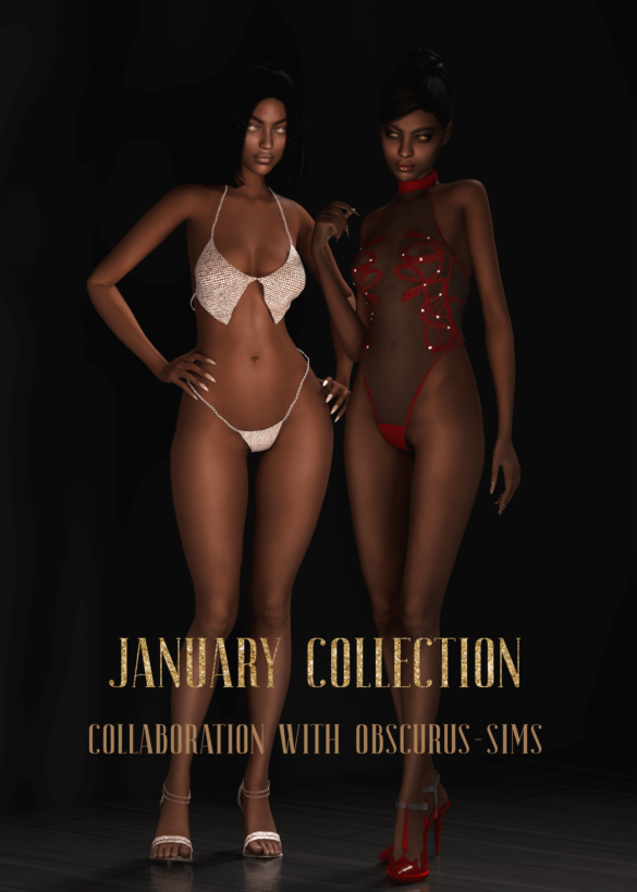 The Sims 4 january collection lingerie set 07