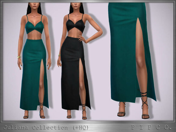 The Sims 4 Juliana Skirt by Pipco