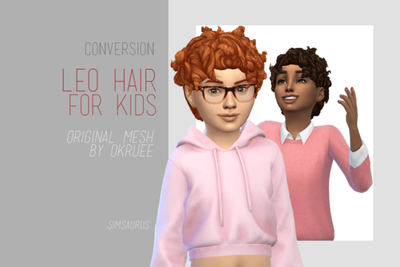 kids hair conversion leo original mesh by okruee