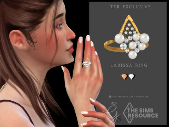 The Sims 4 Larissa Ring by Glitterberryfly