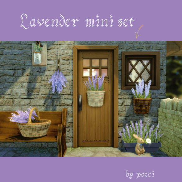 The Sims 4 lavender mini set by pocci