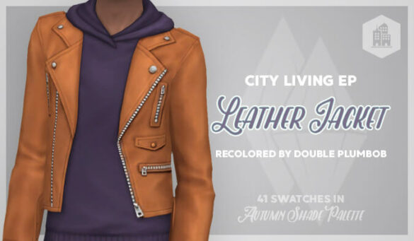 leather jacket city living ep male top recolor