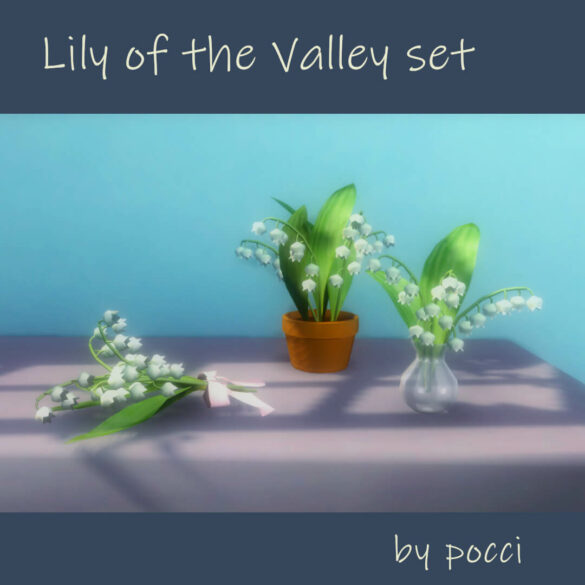The Sims 4 lily of the valley set