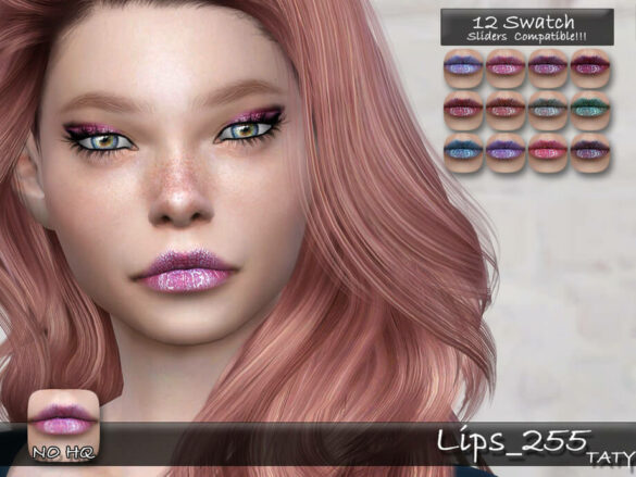 The Sims 4 Lips 255 by tatygagg