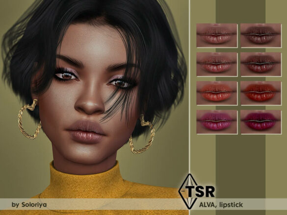 The Sims 4 Lipstick Alva by soloriya