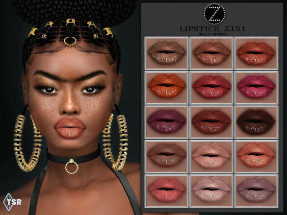 The Sims 4 LIPSTICK Z151 by ZENX at TSR