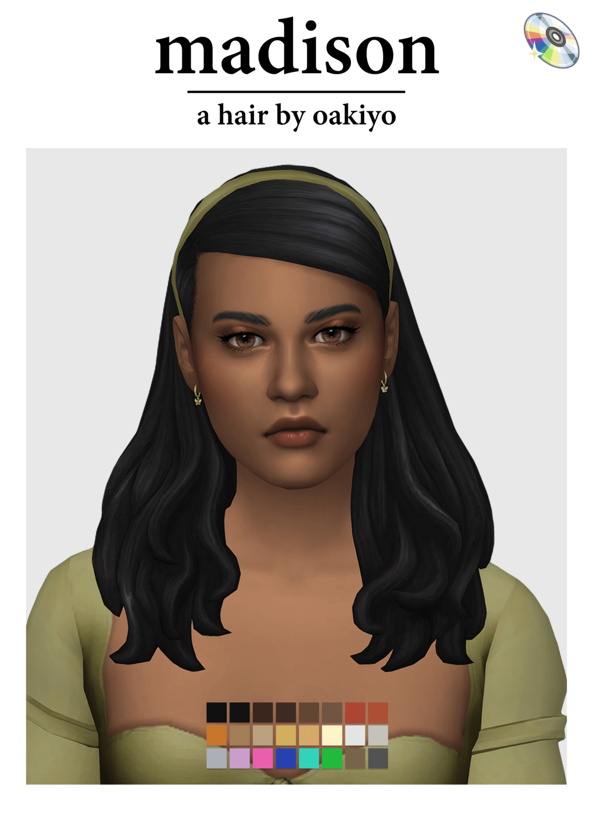 The Sims 4 madison hair