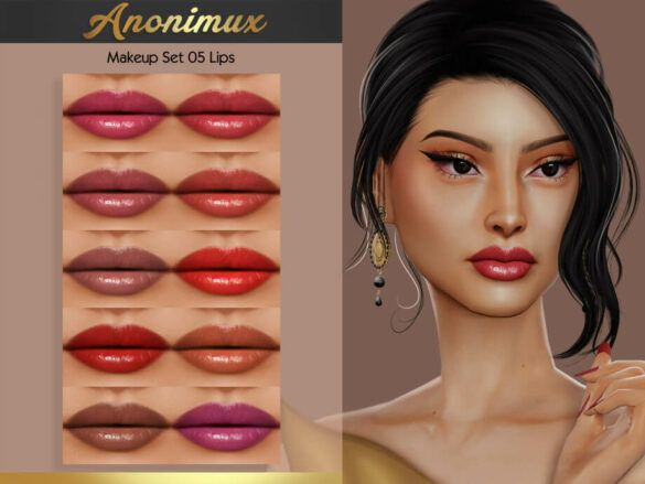Makeup Set 05 – Lipstick by Anonimux Simmer