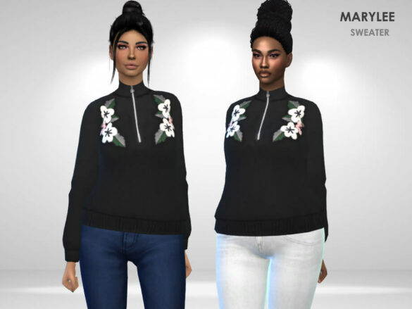 The Sims 4 Marylee Sweater by Puresim