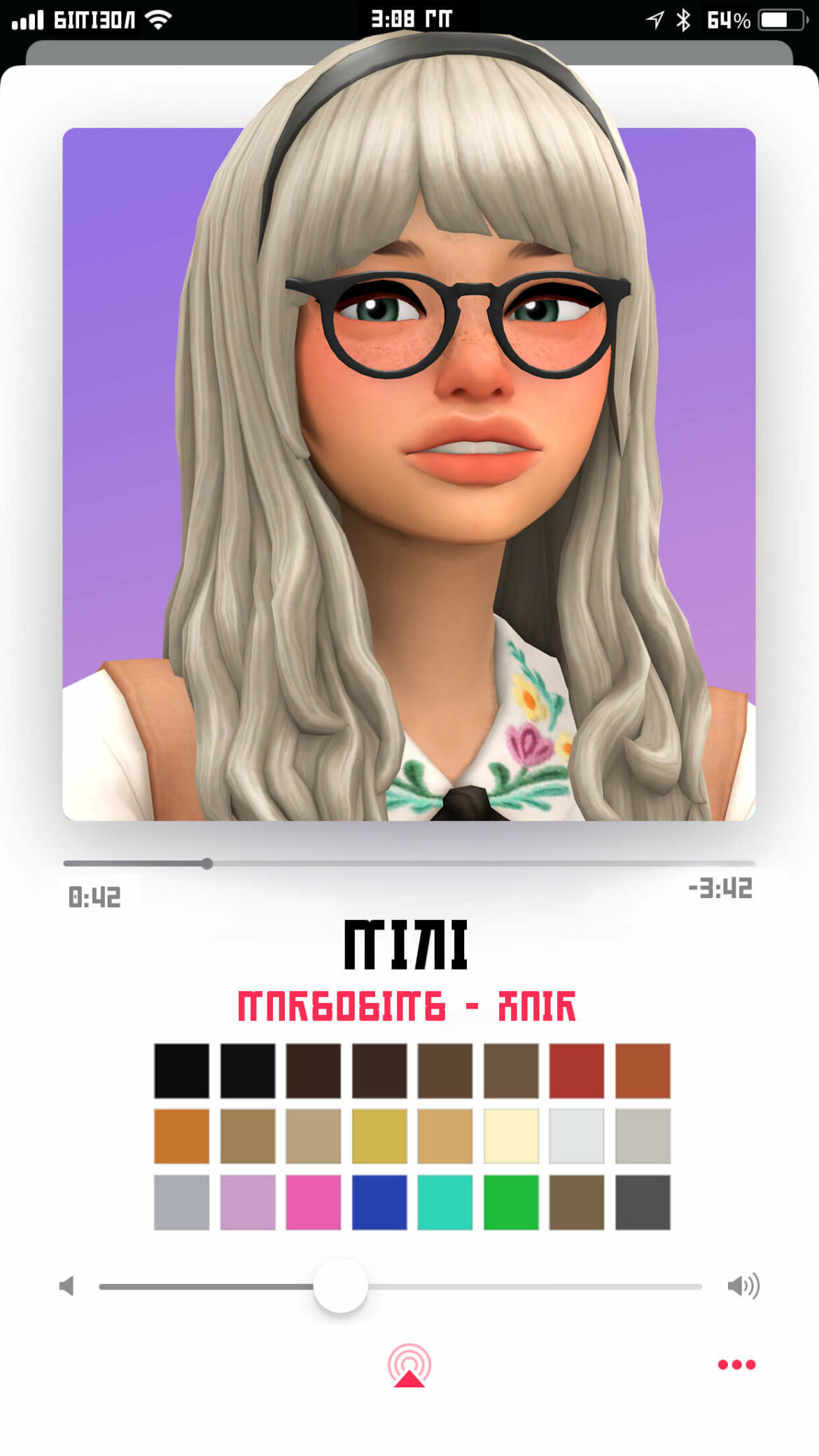 The Sims 4 miki hair