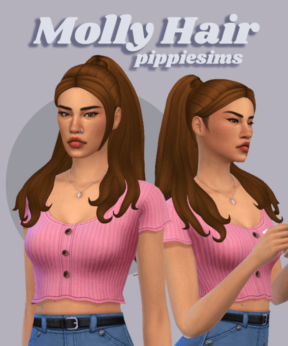 The Sims 4 molly hair