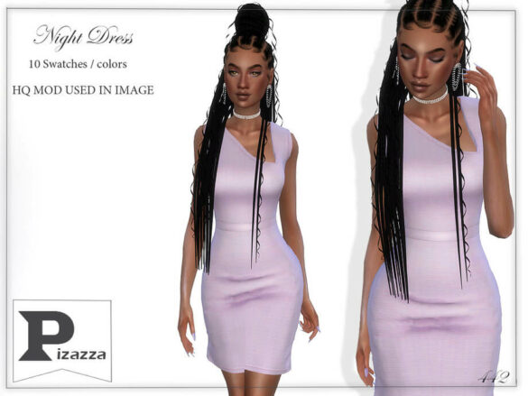 The Sims 4 Night Dress by pizazz