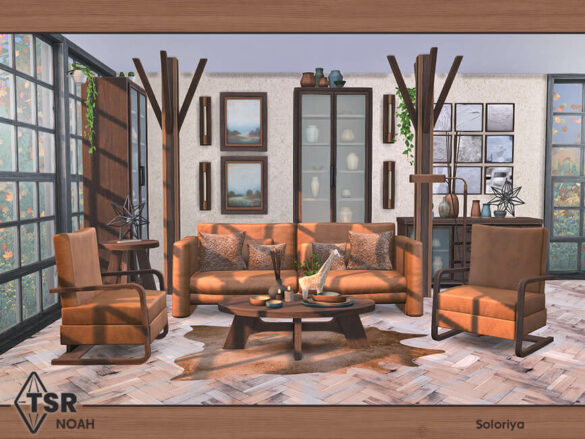The Sims 4 Noah Living by soloriya