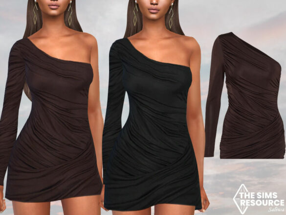 One Shoulder Classy Formal Dresses by Saliwa