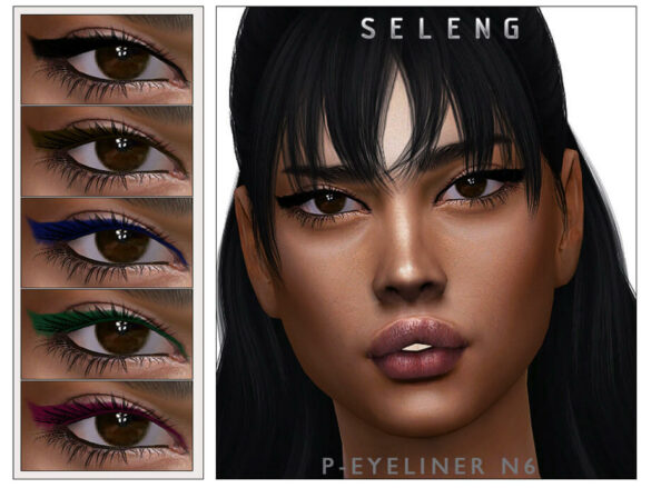 The Sims 4 P-Eyeliner N6 by Seleng