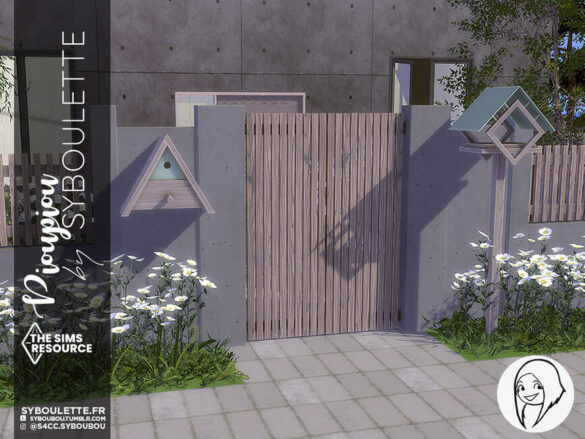 The Sims 4 Pioupiou set by Syboubou