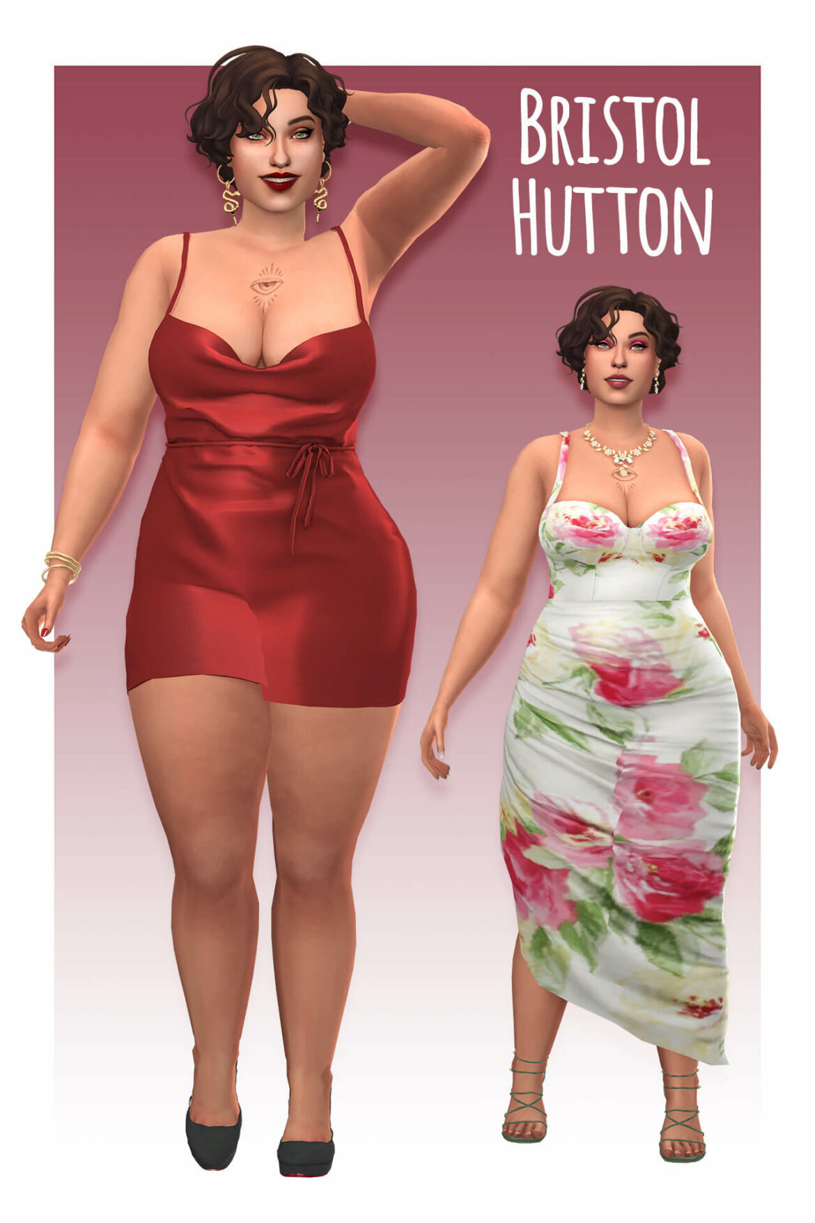 The Sims 4 Plus Size Party Lookbook The Sims Game 1793