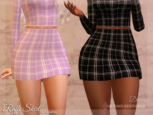 The Sims 4 Raffi Skirt by Dissia