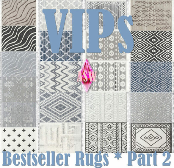 The Sims 4 Rugs * Part 2 at Annett’s Sims 4 Welt